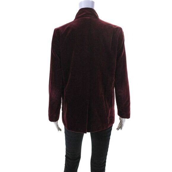 M.i.h. Jeans Womens Velvet Robin Blazer Red Size 4 11444686 - Picture 4 of 7